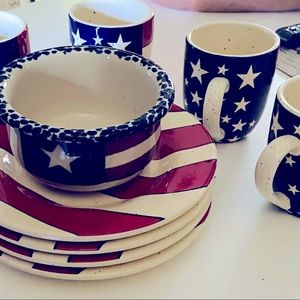 Set of Home and Garden Party Patriotic Collection